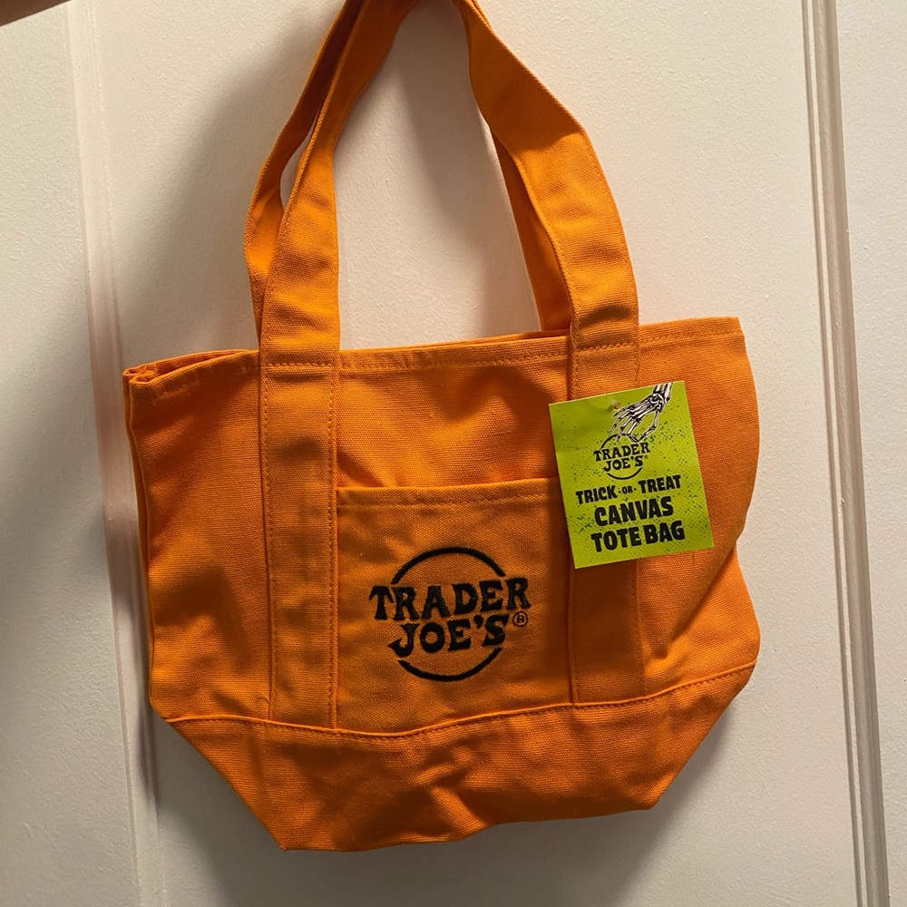 Orange Canvas Tote Bag